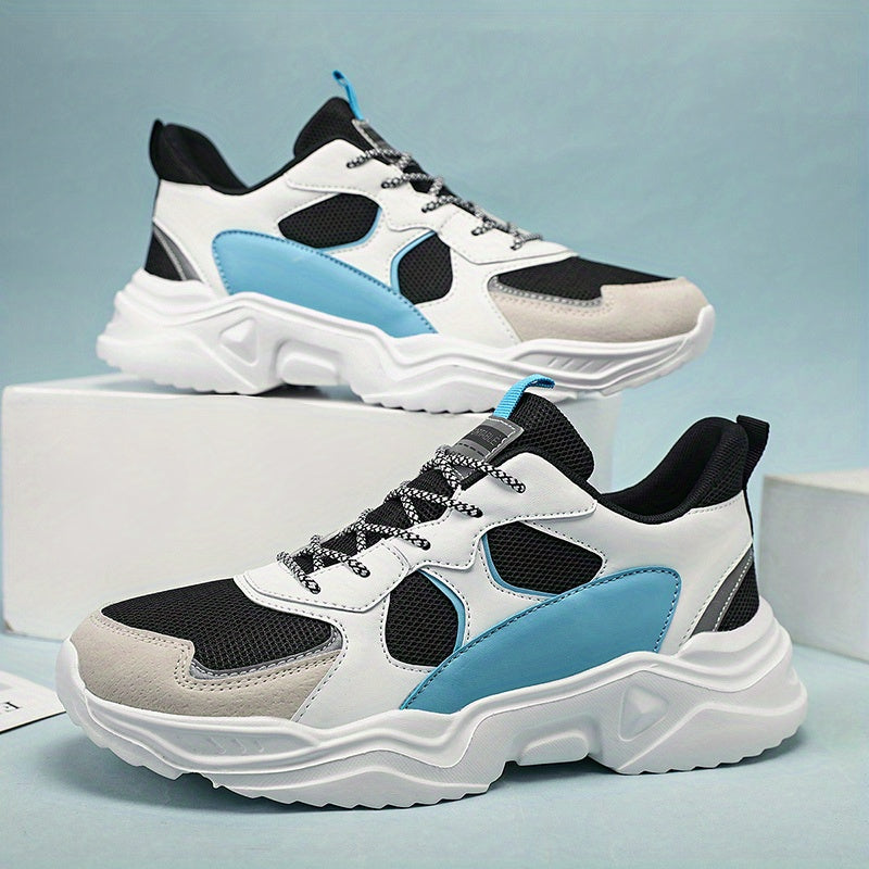 Men's Fashion Platform Sneakers - Casual Athletic Shoes