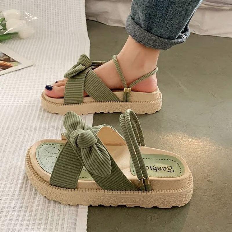 Convertible Flat Platform Sandals